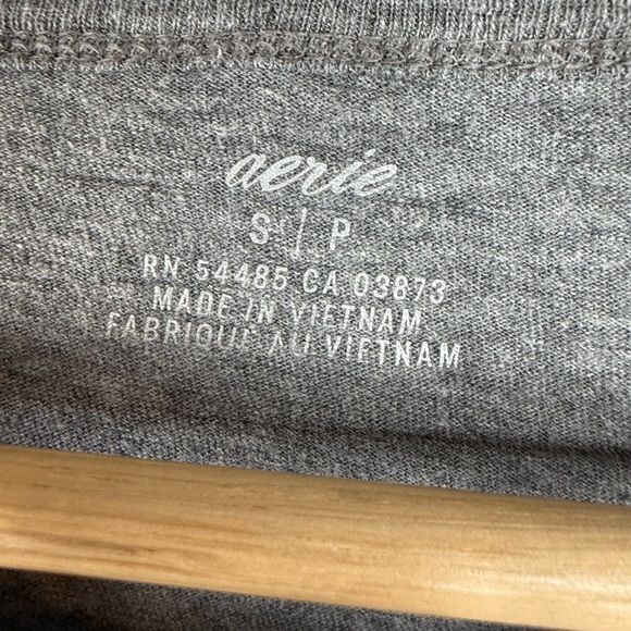 Aerie Crazy in Love Distressed Oversized Tee Gray Small - Picture 5 of 10